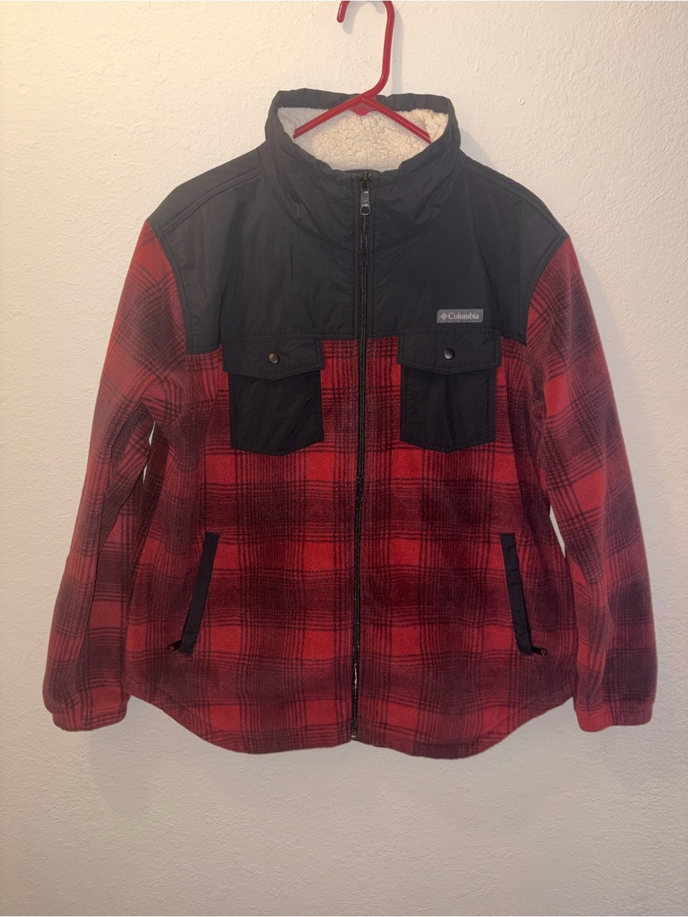 Men’s Columbia Benton Springs Overlay Full-Zip Fleece Jacket Sz XL